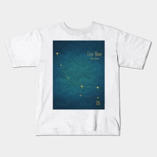 Night Sky Constellations - Ursa Minor Kids T-Shirt